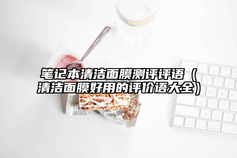 笔记本清洁面膜测评评语（清洁面膜好用的评价语大全）