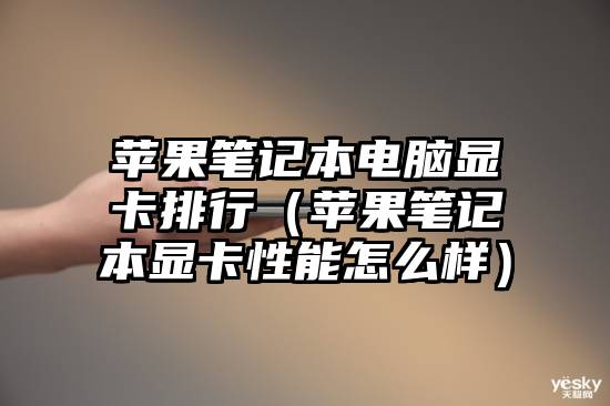 苹果笔记本电脑显卡排行（苹果笔记本显卡性能怎么样）