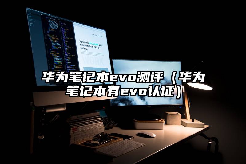 华为笔记本evo测评（华为笔记本有evo认证）