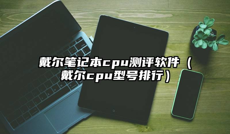 戴尔笔记本cpu测评软件（戴尔cpu型号排行）