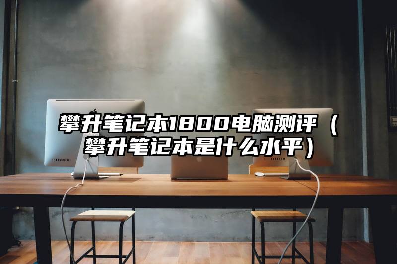 攀升笔记本1800电脑测评（攀升笔记本是什么水平）