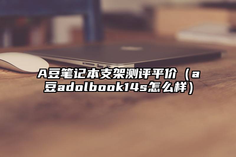 A豆笔记本支架测评平价（a豆adolbook14s怎么样）