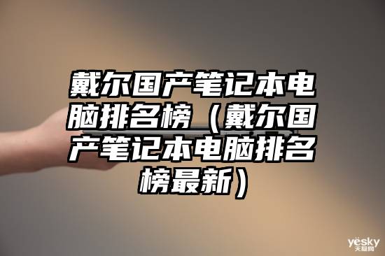 戴尔国产笔记本电脑排名榜（戴尔国产笔记本电脑排名榜最新）